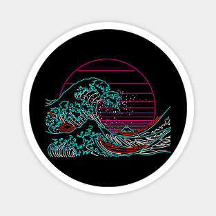 Great Neon Wave Magnet